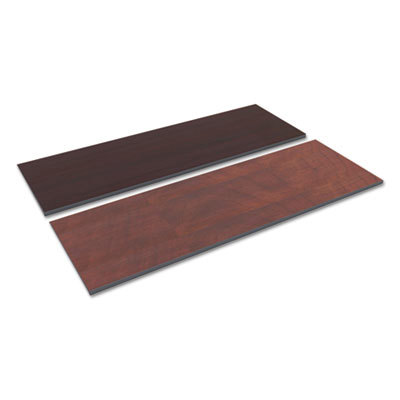Reversible Laminate Table Top, Rectangular, 71 1/2w X 23 5/8,med Cherry/mahogany